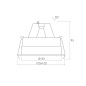 ART-EA16 Cветильник встраиваемый полуповоротный Downlight   -  Встраиваемые светильники 